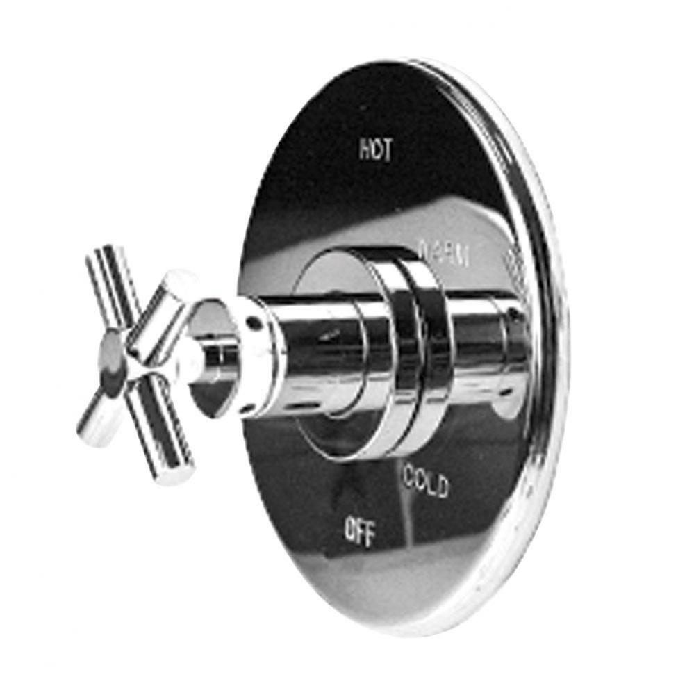 Balanced Pressure Shower Trim Plate with Handle. Less showerhead, arm and flange.