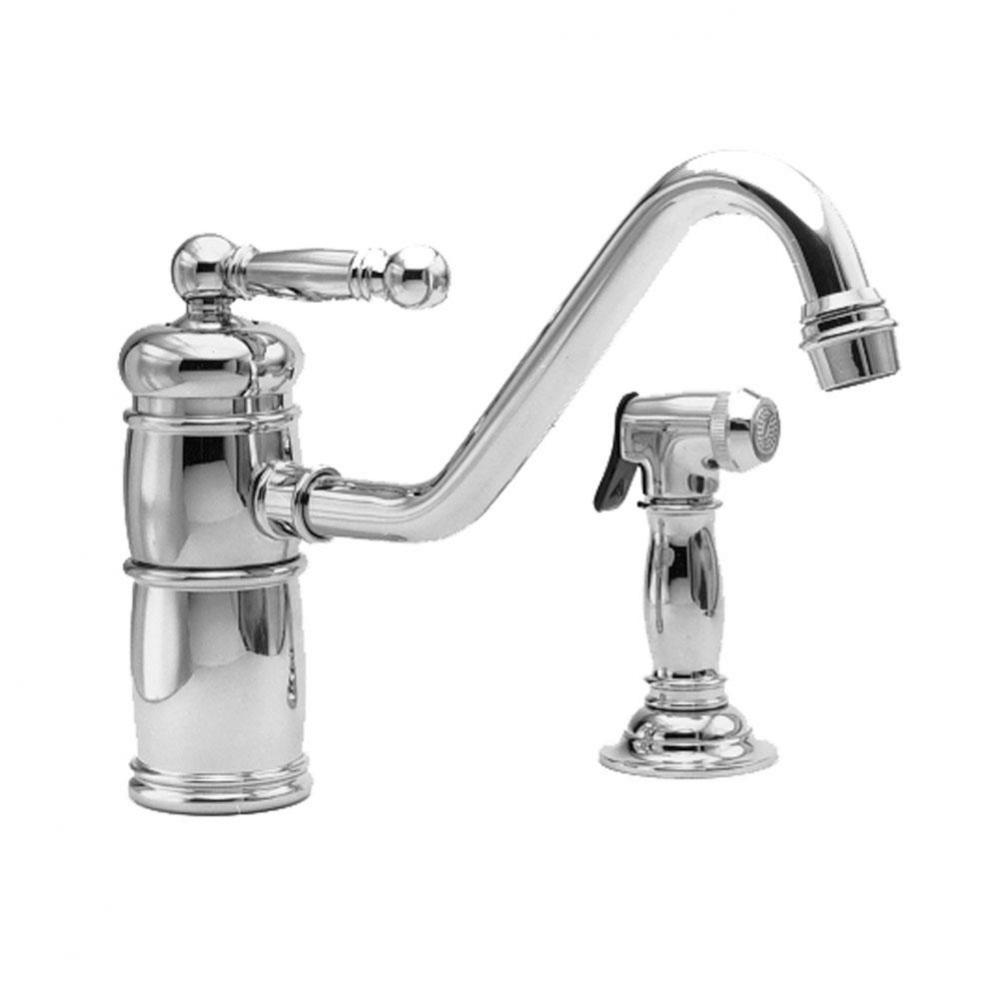 Single Handle Kitchen Faucet With Side Spray