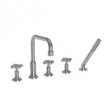 Newport Brass 3-3267/50 - Clemens Roman Tub Faucet with Hand Shower