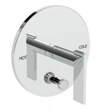 Newport Brass 5-2492BP/65 - Balanced Pressure Tub & Shower Diverter Plate with Handle