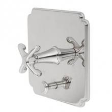 Newport Brass 5-2522BP/26 - Balanced Pressure Tub & Shower Diverter Plate with Handle