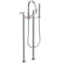 Newport Brass 1500-4263/15P - Exposed Tub & Hand Shower Set w/Risers