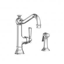 Newport Brass 2470-5313/26 - Jacobean Single Handle Kitchen Faucet with Side Spray