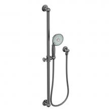 Newport Brass 280L/30 - Slide Bar with Single Function Hand Shower Set