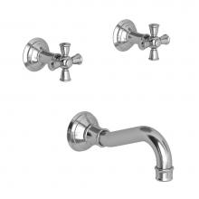 Newport Brass 3-2465/26 - Jacobean Wall Mount Tub Faucet