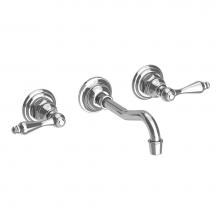 Newport Brass 3-9301L/26 - Chesterfield  Wall Mount Lavatory Faucet