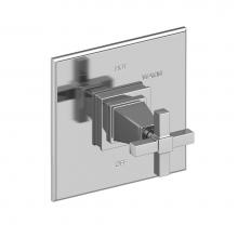 Newport Brass 4-3154BP/26 - Malvina Balanced Pressure Shower Trim Plate with Handle. Less showerhead, arm and flange.