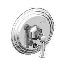 Newport Brass 5-1232BP/26 - Metropole Balanced Pressure Tub & Shower Diverter Plate with Handle