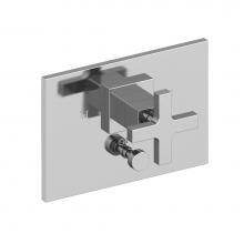 Newport Brass 5-2062BP/26 - Secant Balanced Pressure Tub & Shower Diverter Plate with Handle