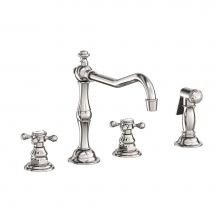 Newport Brass 943/15P - Kitchen Faucet with Side Spray