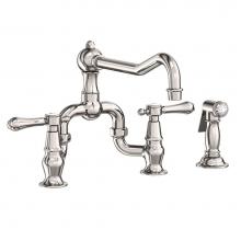 Newport Brass 9453-1/15P - Kitchen Bridge Faucet with Side Spray