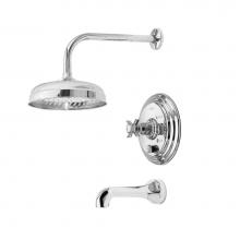 Newport Brass 3-1002BP/26 - Balanced Pressure Tub And Shower Trim Set