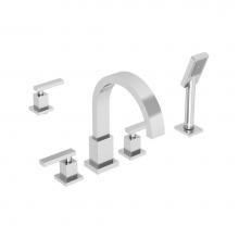 Newport Brass 3-2047/65 - Roman Tub Faucet With Hand Shower