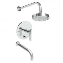 Newport Brass 3-2482BP/26 - Balanced Pressure Tub And Shower Trim Set