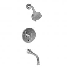 Newport Brass 3-3282BP/26 - Griffey Balanced Pressure Tub & Shower Trim Set