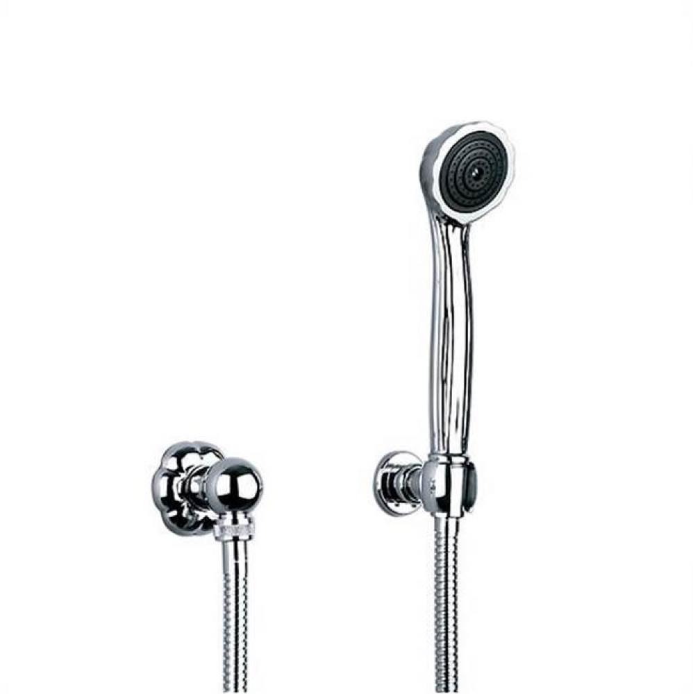 Florale And Minarett Wall Mounted Handshower Set With Handshower Wall Outlet Handshower Holder And