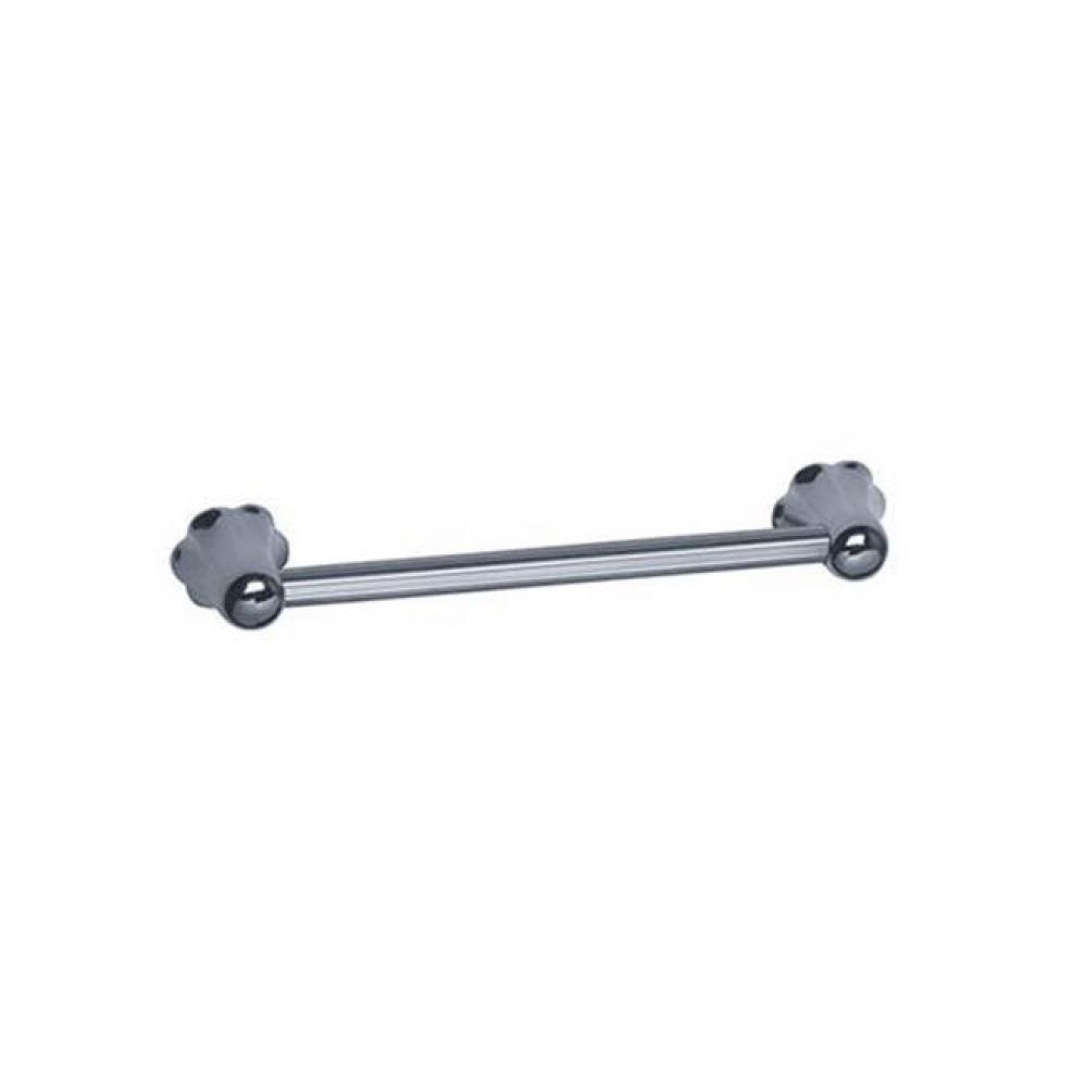 Albano Wall Mounted 18'' Single Towel Bar In Satin Nickel