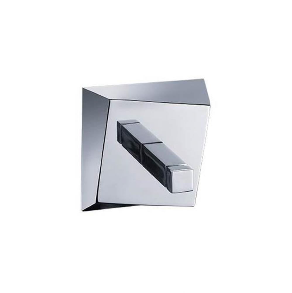 Turn Series Robe Hanger In Polished Chrome