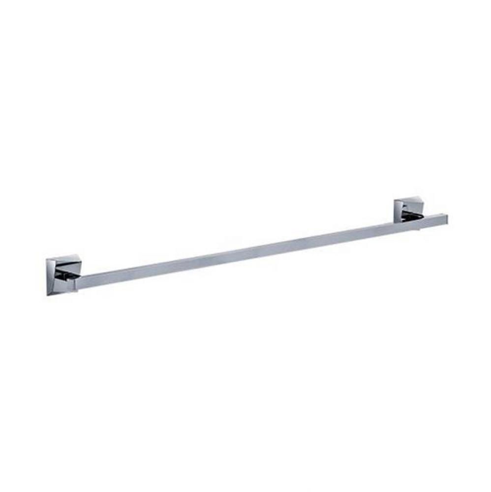 Turn 30'' Wall Mounted Towel Bar In Polished Chrome