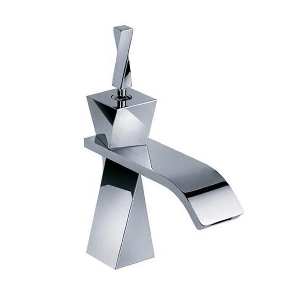 Turn Series Single Hole Single Lever Lavatory Faucet In Polished Chrome