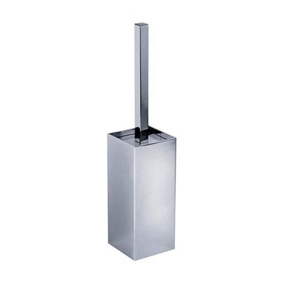 Empire Free Standing Toilet Brush Holder Set In Polished Chrome