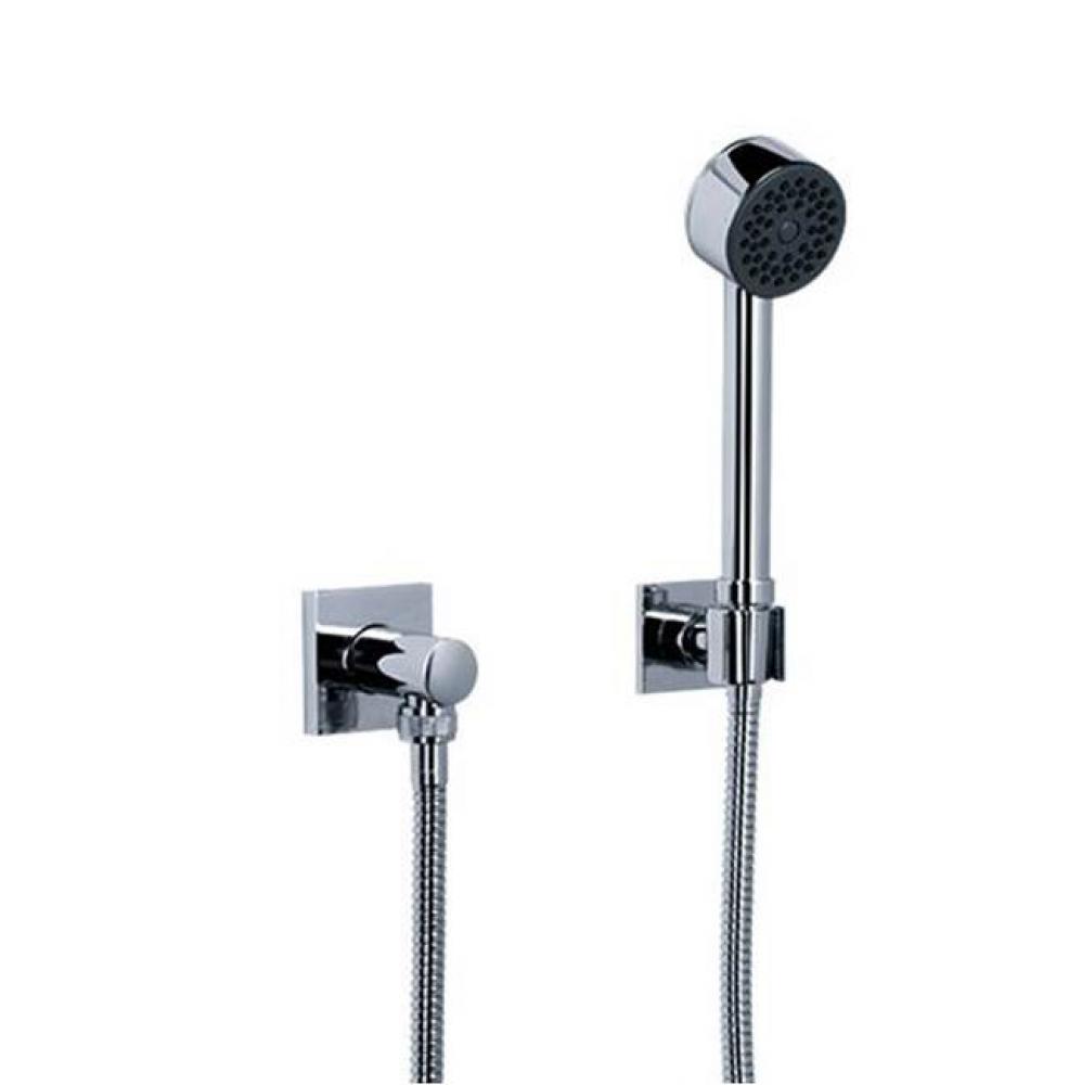 Charleston Square Wall Mounted Handshower Set With Handshower Wall Outlet Handshower Holder And Ho