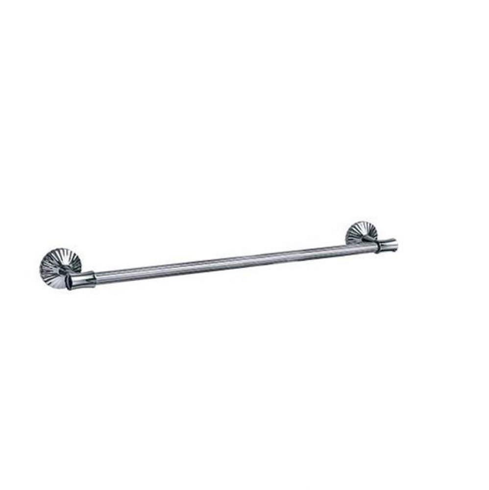 Cronos Wall Mounted 24'' Single Towel Bar In Polished Chrome