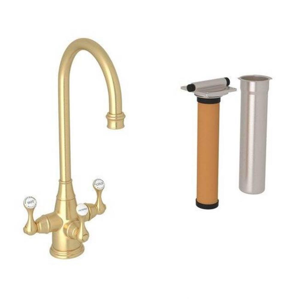 Georgian Era™ Three Handle Bar/Food Prep Filter Kitchen Faucet Kit