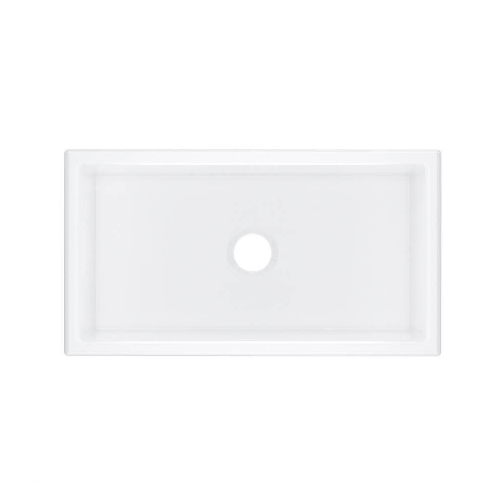 Shaker™ 33'' Single Bowl Undermount Fireclay Kitchen Sink