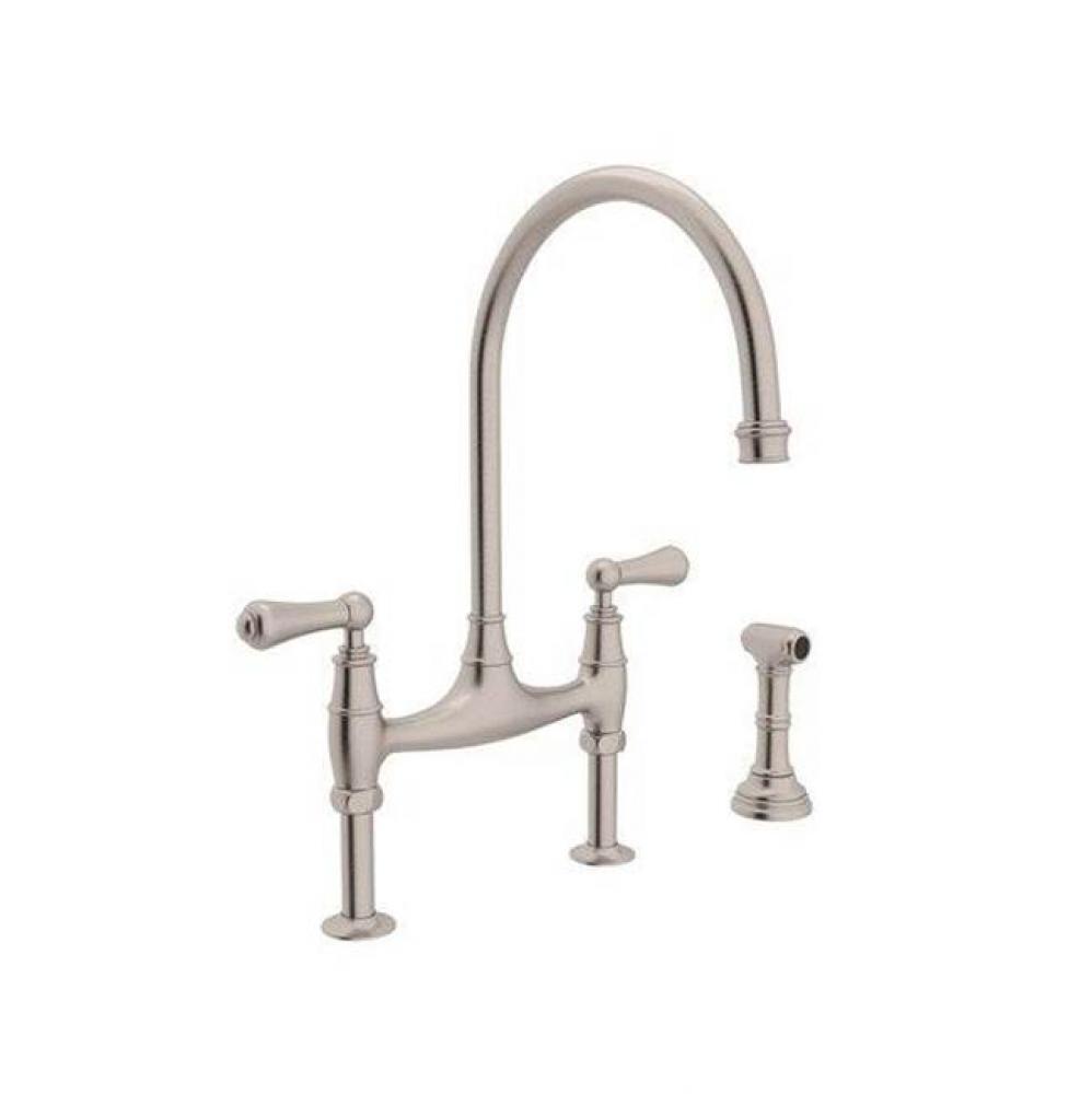 Georgian Era™ Bridge Kitchen Faucet With Side Spray