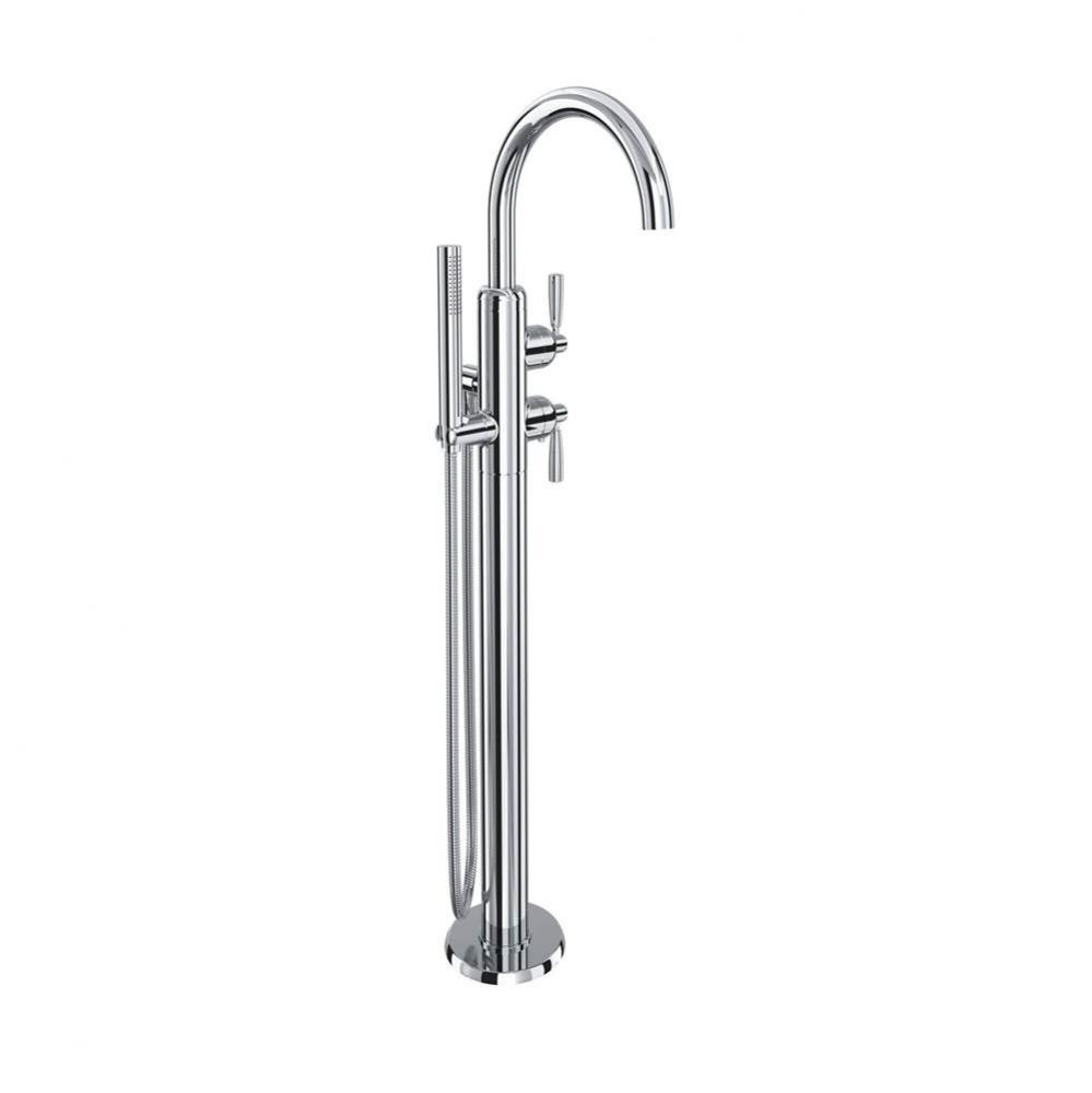 Holborn™ Single Hole Floor Mount Tub Filler Trim With C-Spout