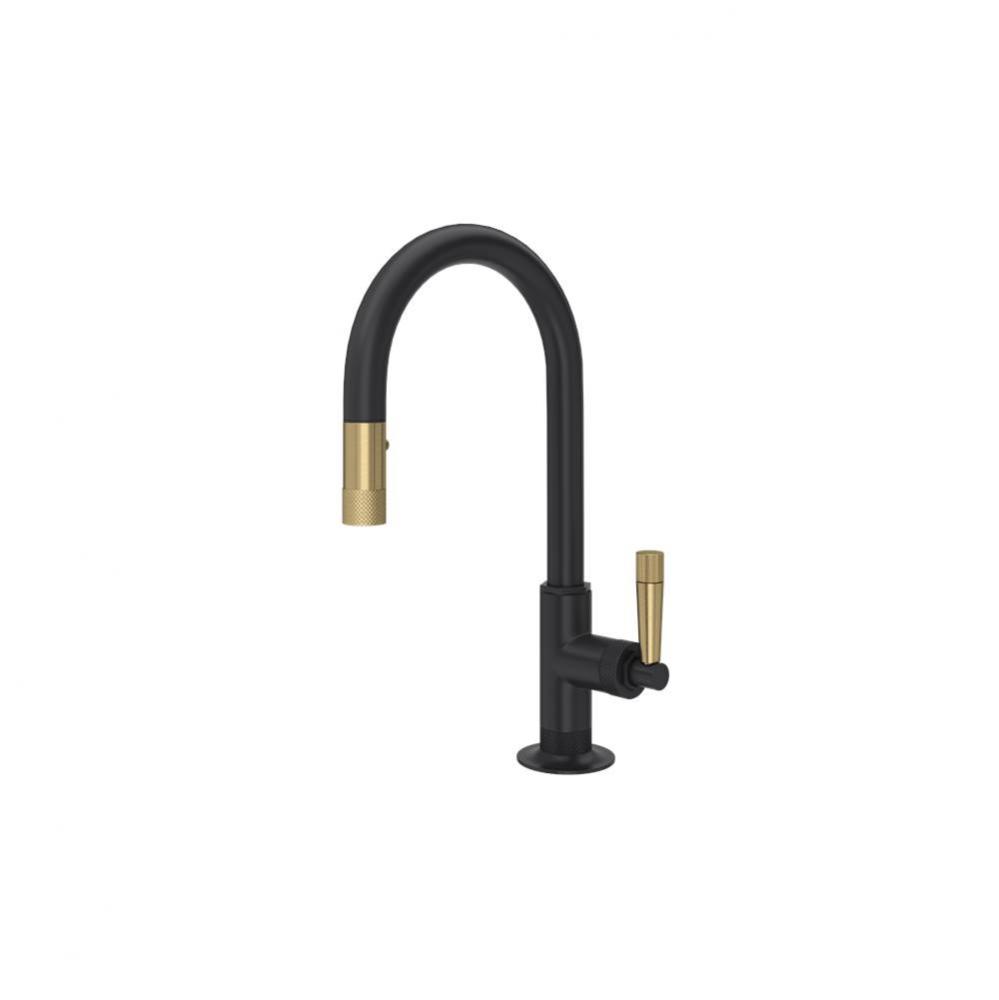 Graceline® Pull-Down Bar/Food Prep Kitchen Faucet With C-Spout