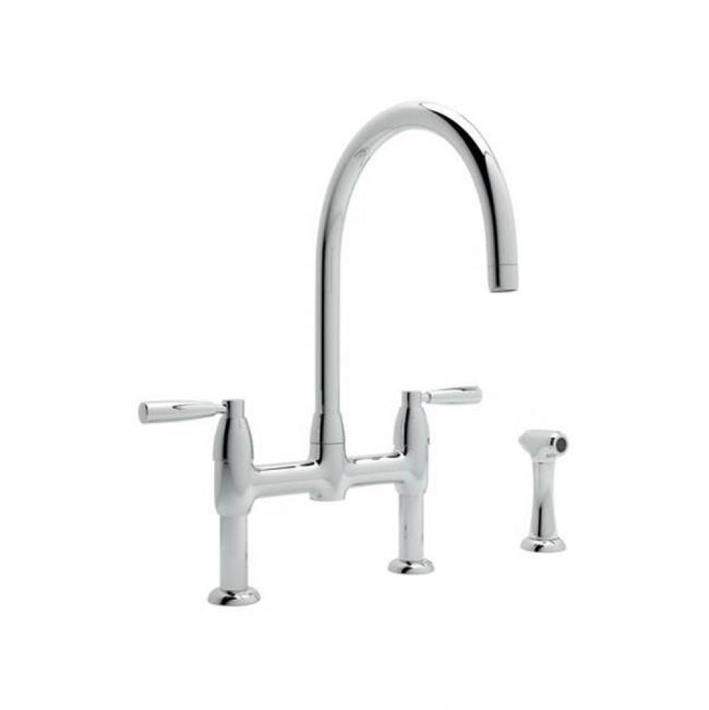 Holborn™ Bridge Kitchen Faucet With C-Spout and Side Spray