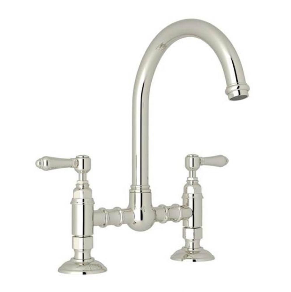 Rohl Country Kitchen Deck Mounted Bridge Faucet