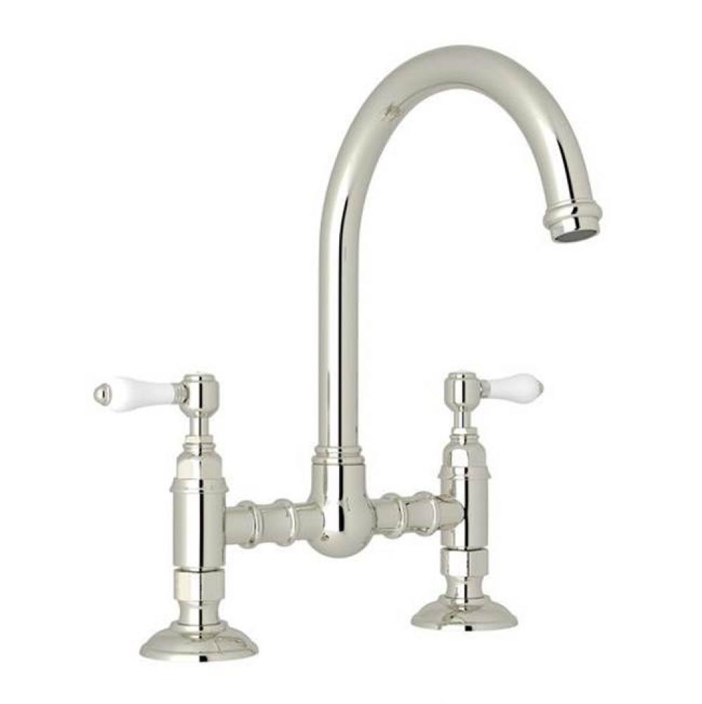 Rohl Country Kitchen Deck Mounted Bridge Faucet