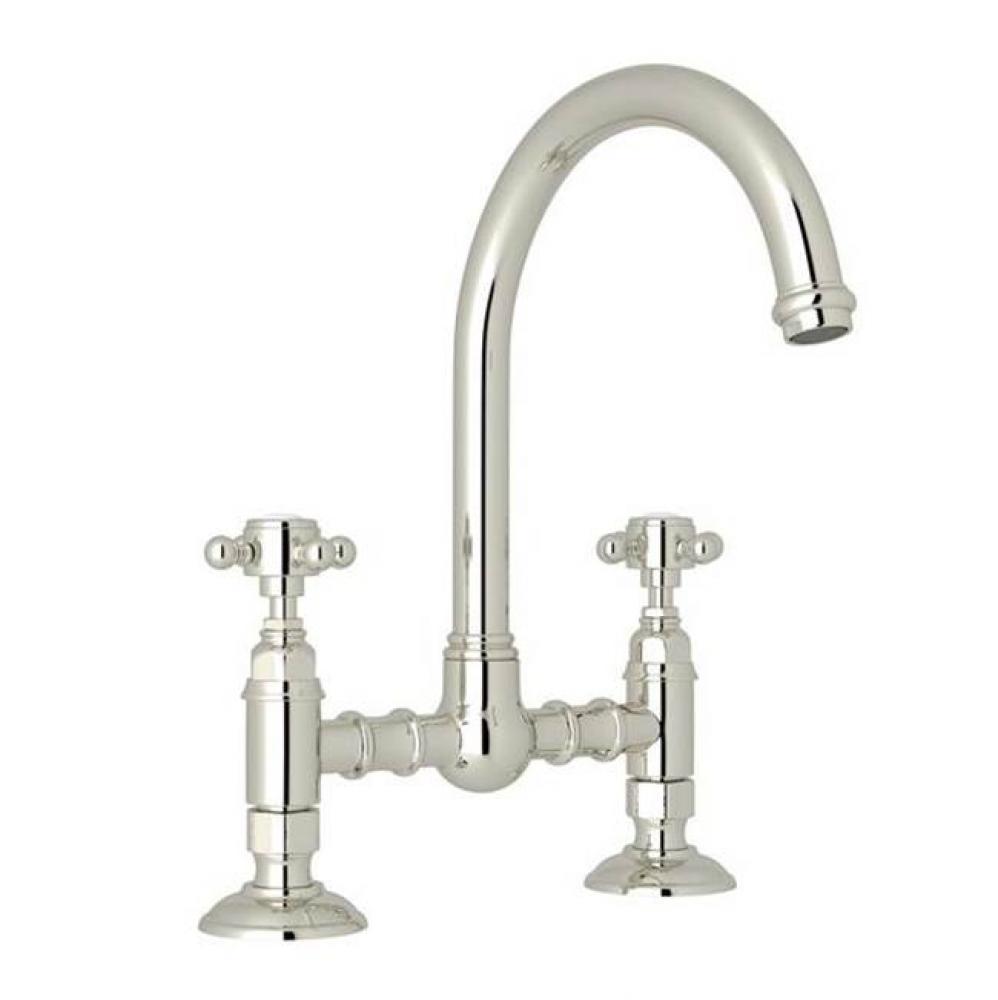 Rohl Country Kitchen Deck Mounted Bridge Faucet