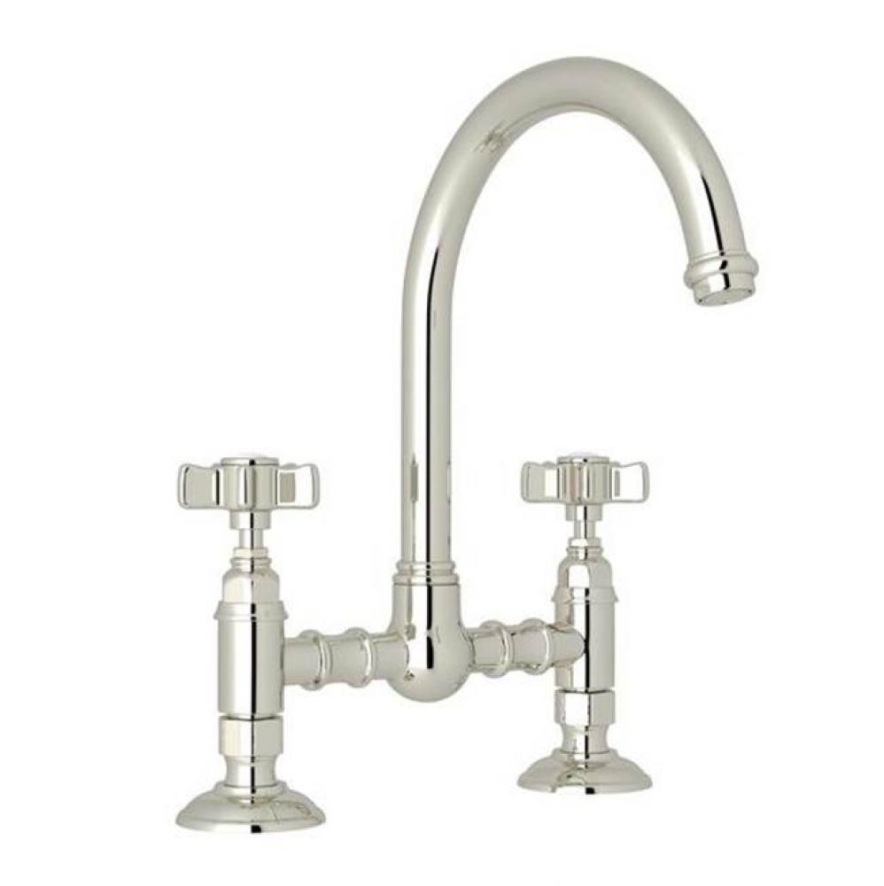 Rohl Country Kitchen Deck Mounted Bridge Faucet