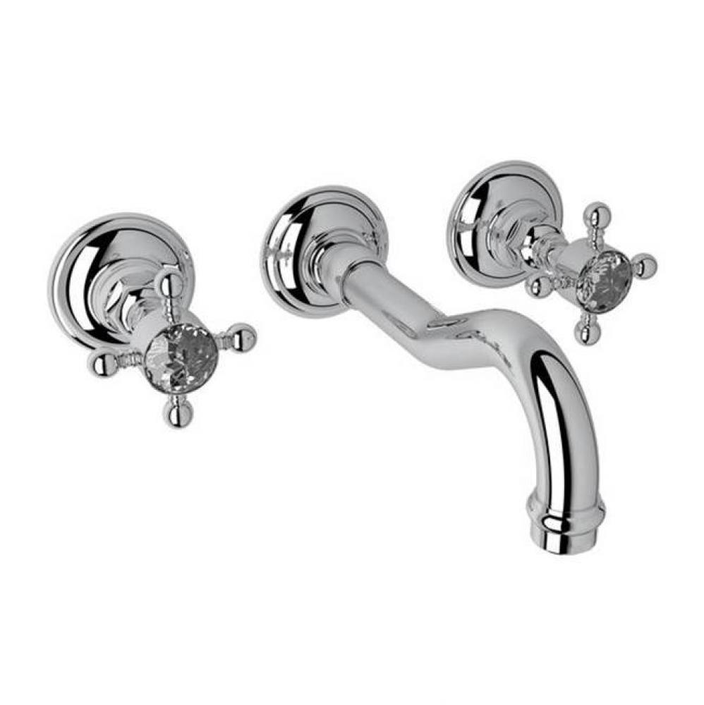 Rohl Italian Bath Acqui Trim Set Only With No Rough Valve Body To Wall Mounted Three Hole Widespre