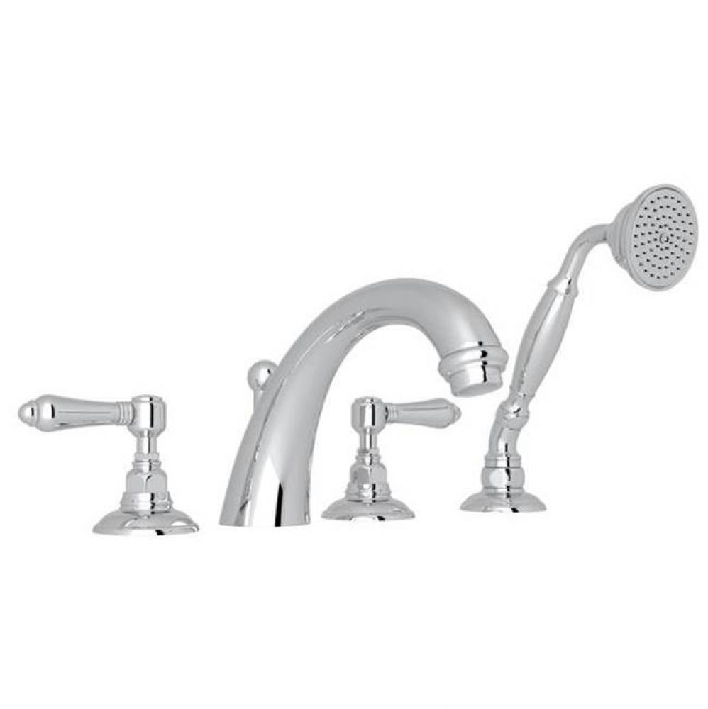 Rohl Country Bath San Julio Four Hole Deck Mounted Tub Filler