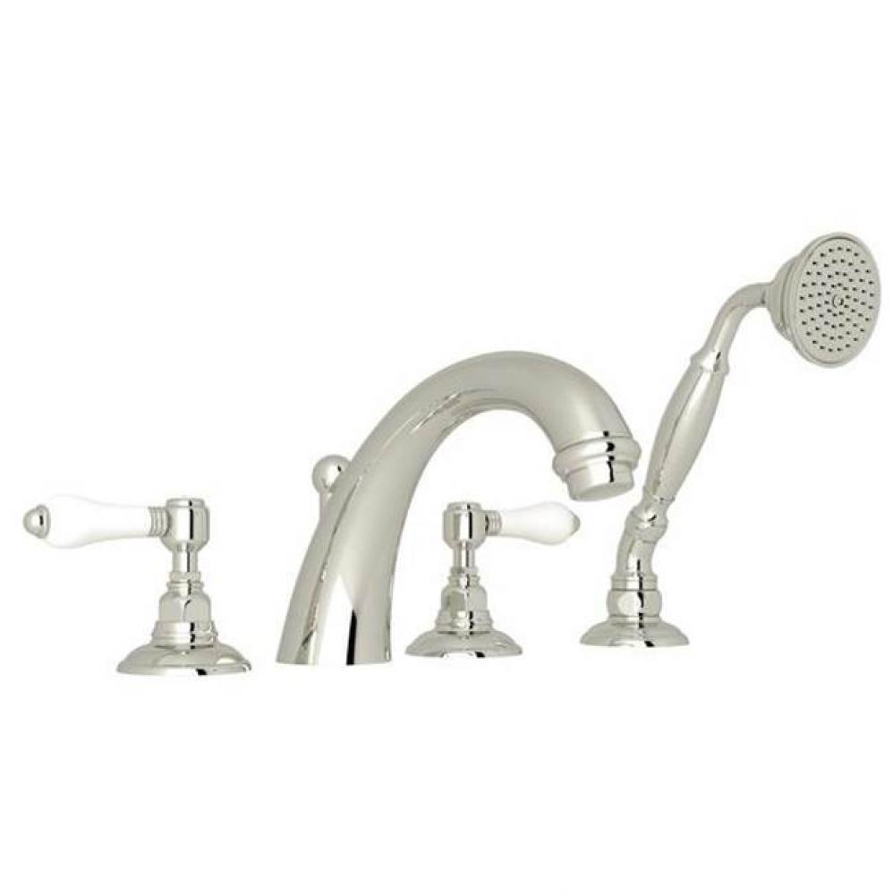 Rohl Country Bath San Julio Four Hole Deck Mounted Tub Filler