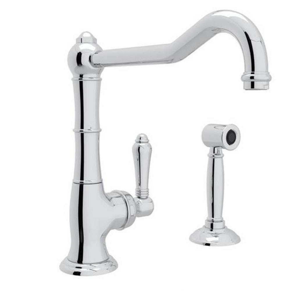 Acqui® Extended Spout Kitchen Faucet With Side Spray