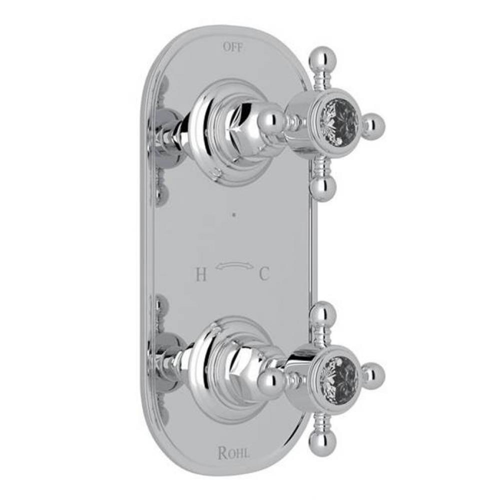 Italian Bath Trim For 1/2'' Thermostatic/Diverter Control Rough Valve