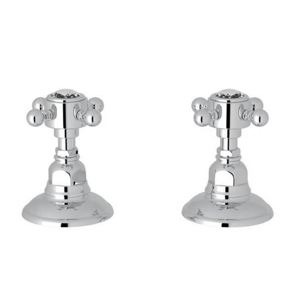 Rohl Country Bath Pair Of 3/4'' Hot And Cold Sidevalves Only