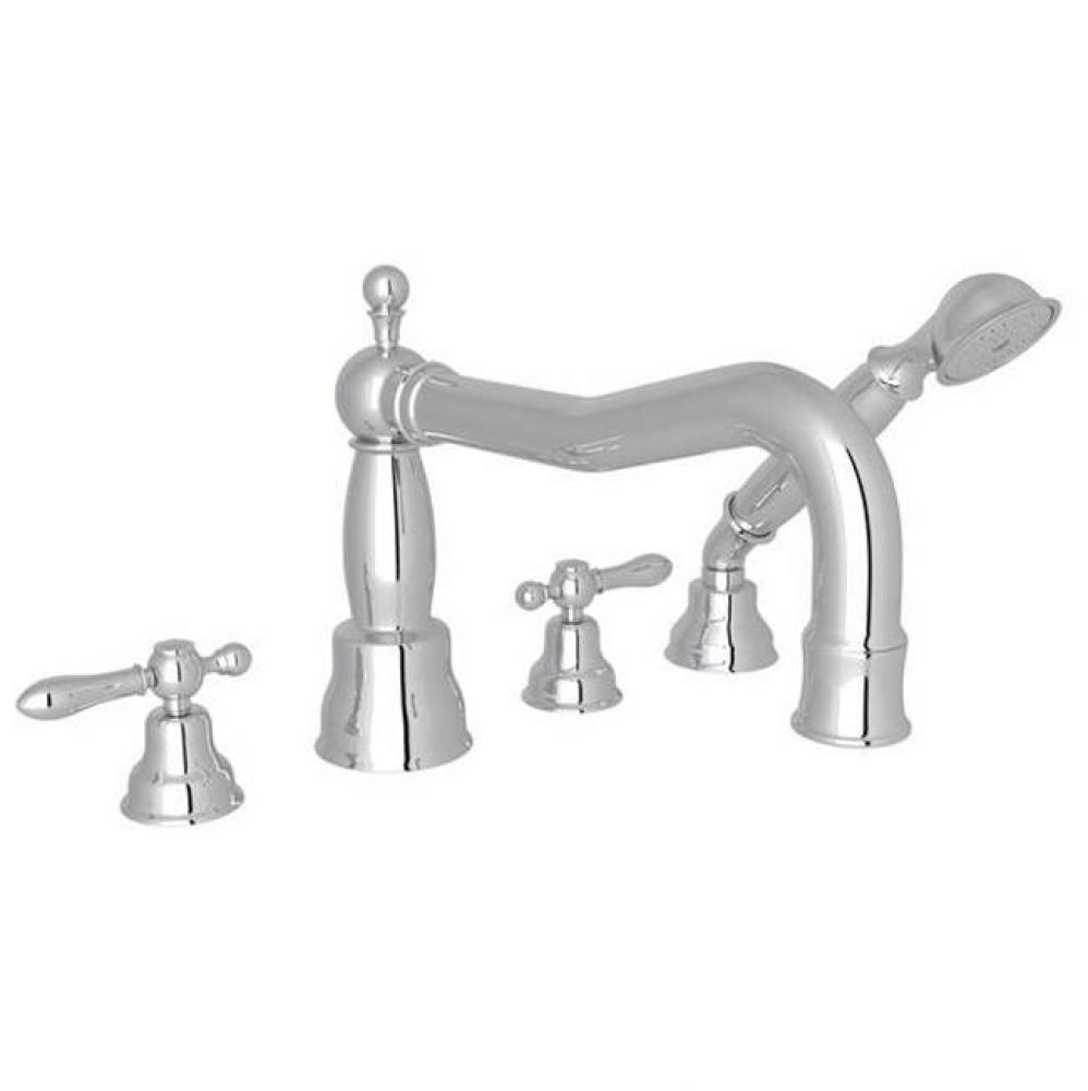 Arcana™ 4-Hole Deck Mount Tub Filler With Column Spout