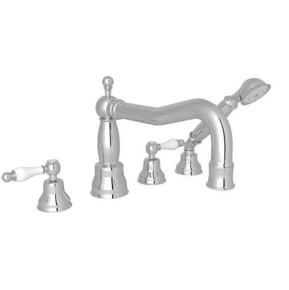 Arcana™ 4-Hole Deck Mount Tub Filler With Column Spout