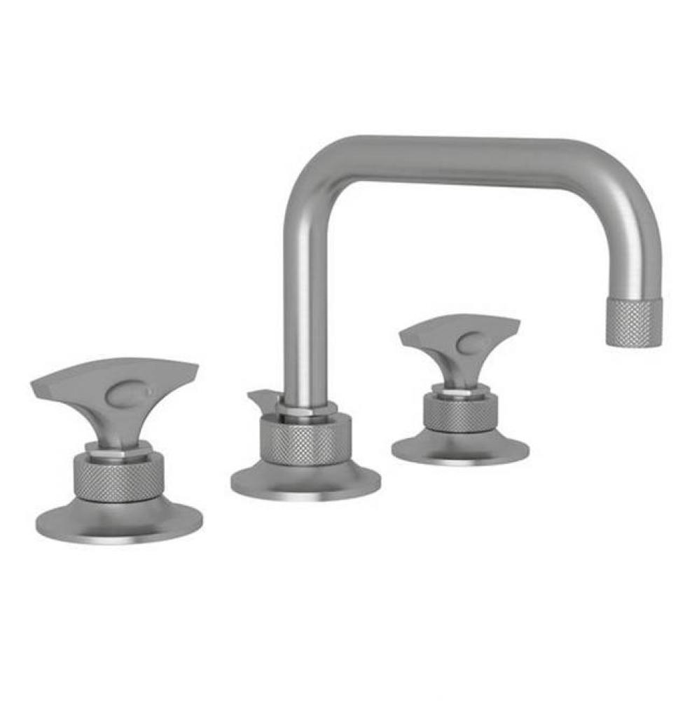 Rohl Michael Berman Graceline Deck Mounted Widespread Lavatory Faucet With Low Level Spout, Pop-Up