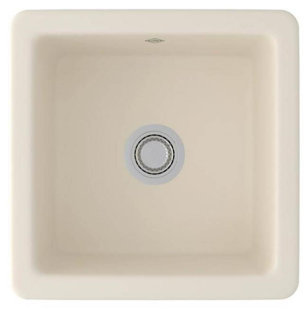 Lancaster™ 18'' Single Bowl Square Fireclay Bar/Food Prep Kitchen Sink