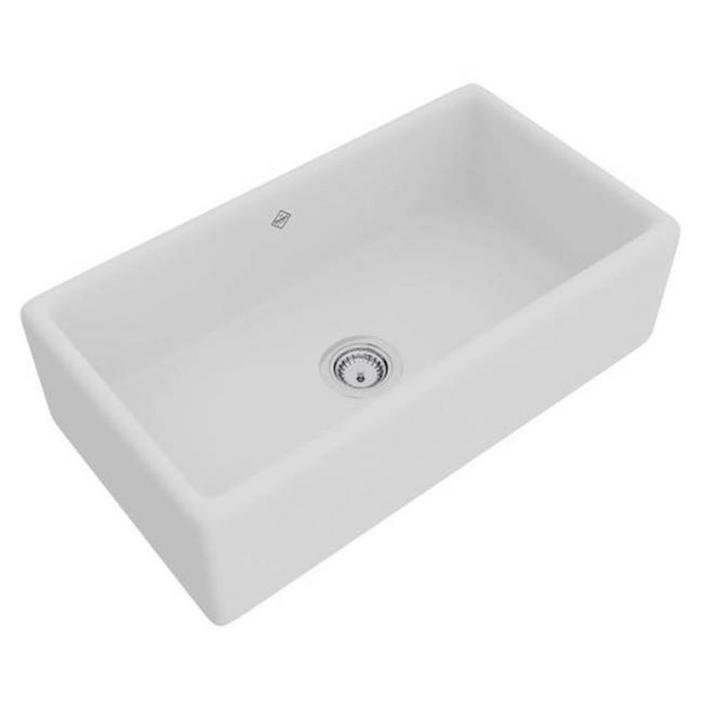 Lancaster™ 33'' Single Bowl Farmhouse Apron Front Fireclay Kitchen Sink