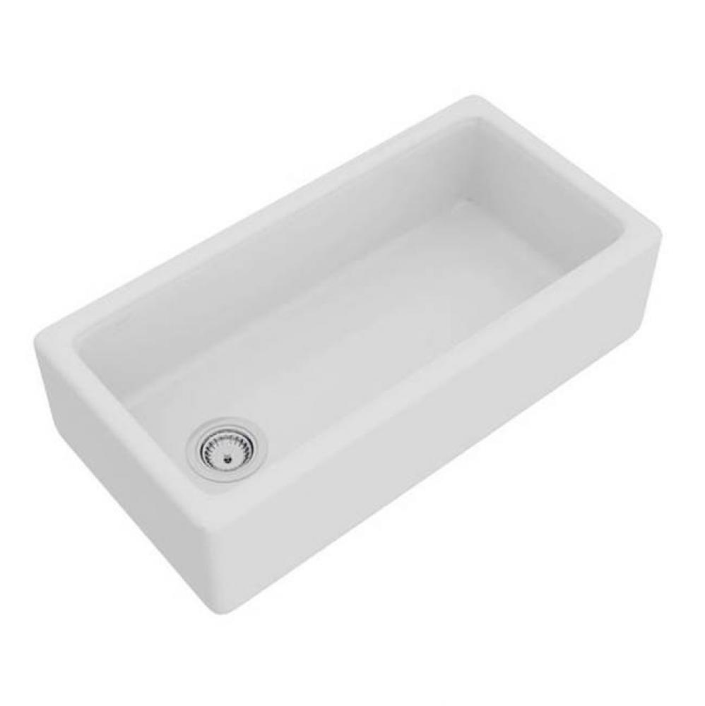 Lancaster™ 36'' Single Bowl Farmhouse Apron Front Fireclay Kitchen Sink