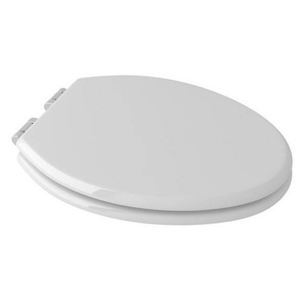 Rohl Elongated High Gloss White Wood Soft Close Toilet Seat And Cover Made Of Wood With Unlacquere